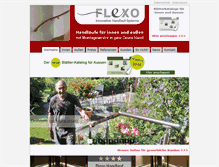 Tablet Screenshot of miesbach.flexo-handlauf.de