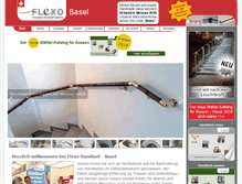 Tablet Screenshot of basel.flexo-handlauf.ch