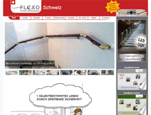 Tablet Screenshot of flexo-handlauf.ch