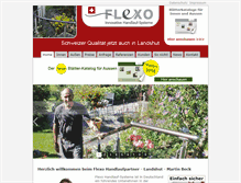 Tablet Screenshot of landshut.flexo-handlauf.de
