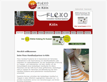 Tablet Screenshot of koeln.flexo-handlauf.de